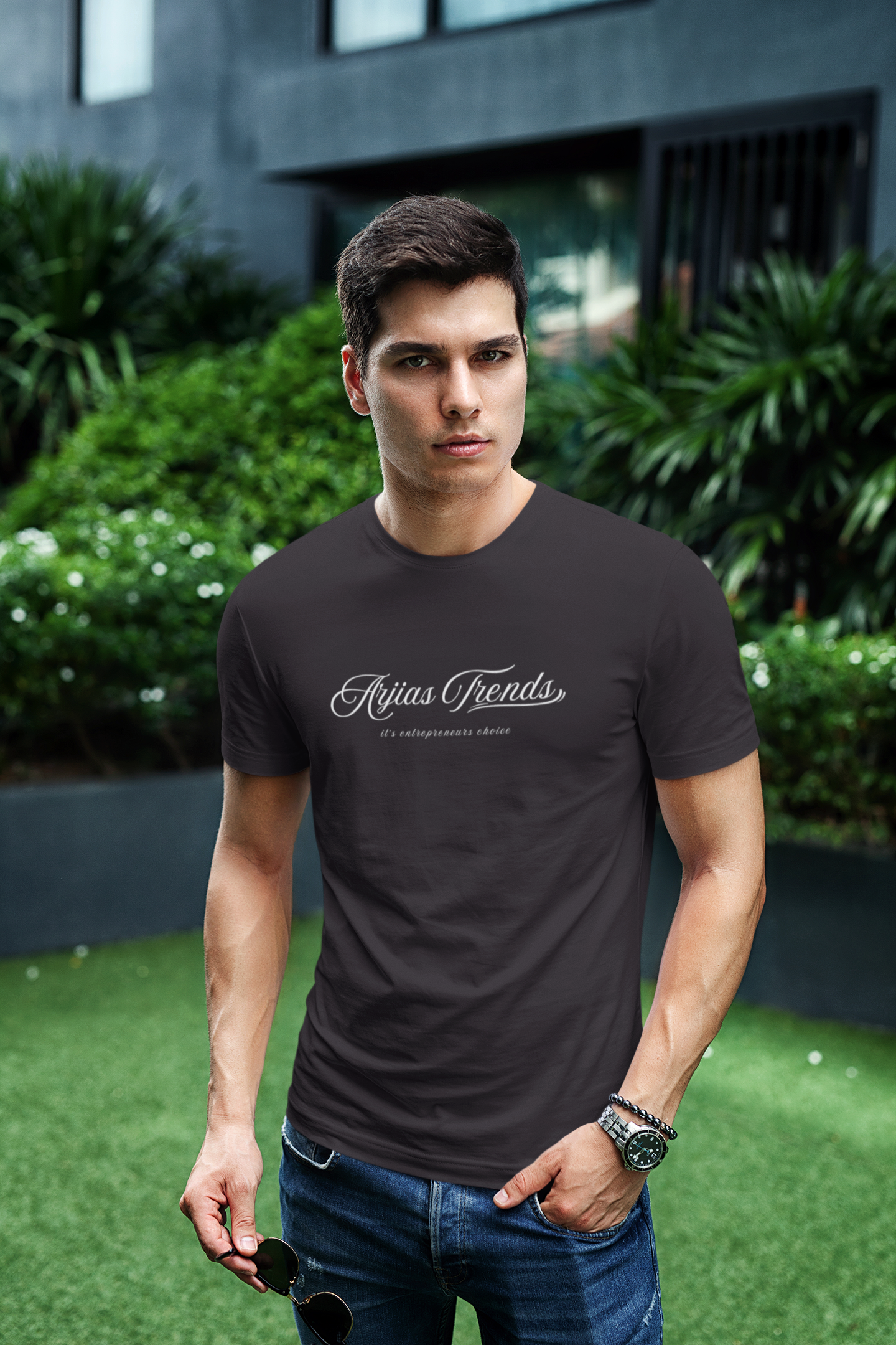 ARJIAS TRENDS.The Visionary Stretch Tee – Built for Bold Moves.0095